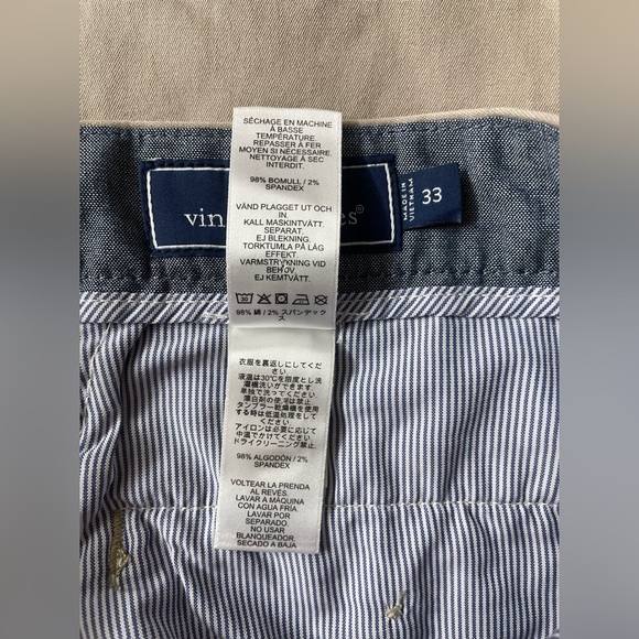 Vineyard Vines Men Chino Shorts Size 33 - Picture 6 of 7